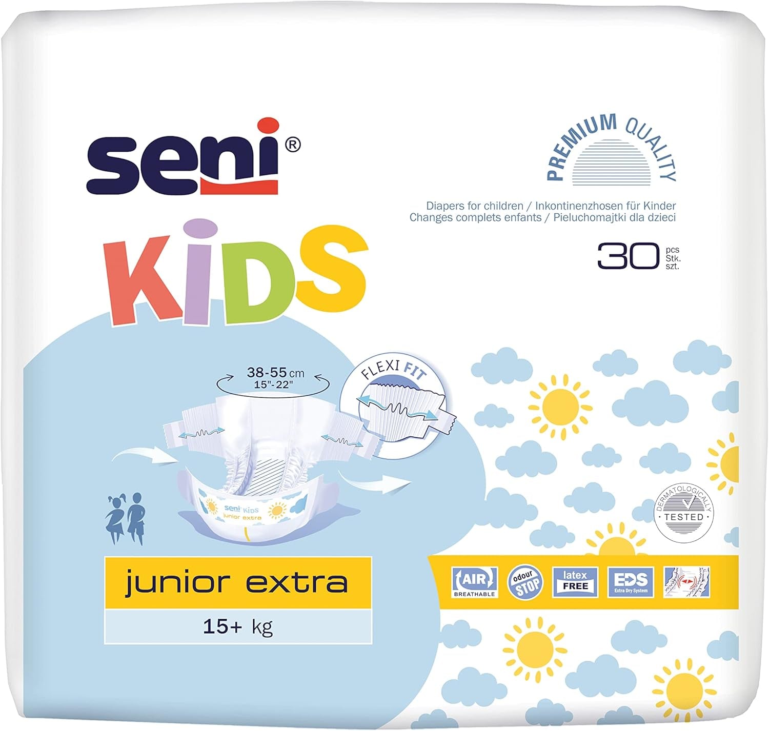 Seni Kids Junior Extra 16-30 kg (1x30 bucăți)