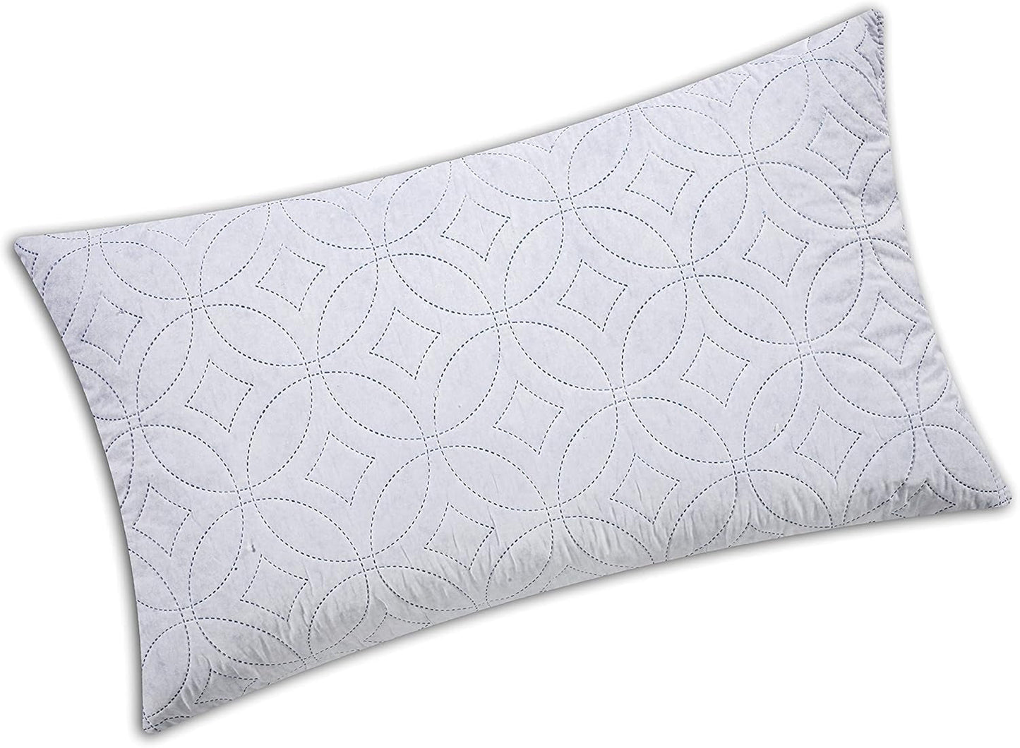V.I.P. Very Important Pillow V.I.P. Pernă cu fulgi de memorie, alb, pernă 45 X 75 cm, copertă matlasată din poliester, foarte respirabilă, moale, fabricată în Italia Perne standard Naty Shop