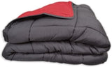 Calgary Duvet Cover Poliester gri/roșu, Poliester, Gri/roșu, 200X140X1 Cm Plapumi si pilote Naty Shop 220X160X1 cm