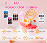 Colorant alimentar liposolubil 55g, colorant alimentar alb pe bază de ulei pentru ciocolată, fondant, macaron, decorarea torturilor, colorant alimentar concentrat pe bază de ulei pentru copt, gătit, glazură, cupcakes
