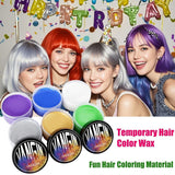 Vopsea de păr temporară verde, Styling Hair Tone pentru bărbați femei, Pomadă pentru coafură naturală, Ceară de vopsit părul pentru petreceri, Cosplay & Halloween, Crăciun, Vopsea de păr temporară cremă (100g, verde) Vopsea pentru par Naty Shop