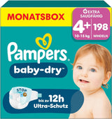 Scutece Pampers Baby-Dry mărimea 5, 174 de scutece, 11 kg - 16 kg, protecție împotriva scurgerilor de până la 100% și confort toată noaptea
