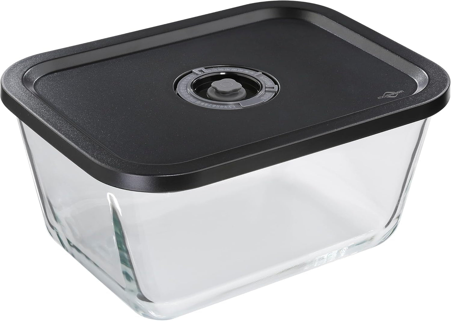 Set de vid Küchenprofi EASYFRESH | Set din 7 piese | 1x pompă electrică de vid, 1x borcan de vid S, M și L, 3x pungi de vid 22x21 cm | sticlă borosilicată, plastic de înaltă calitate | preparare și depozitare Cutii depozitare alimente Naty Shop Cutie de vid Xl