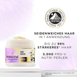 Pantene Pro-V Silky & Glowing Hair Rescue mască intensivă de păr cu Biotină și Keratin Reconstruct 300ml. Ajută la repararea părului uscat, deteriorat sau evidențiat Masca de par Naty Shop