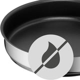 WMF Mini tigaie acoperită mică 18 cm, Cromargan din oțel inoxidabil lustruit, inducție Oale si Tigai Naty Shop