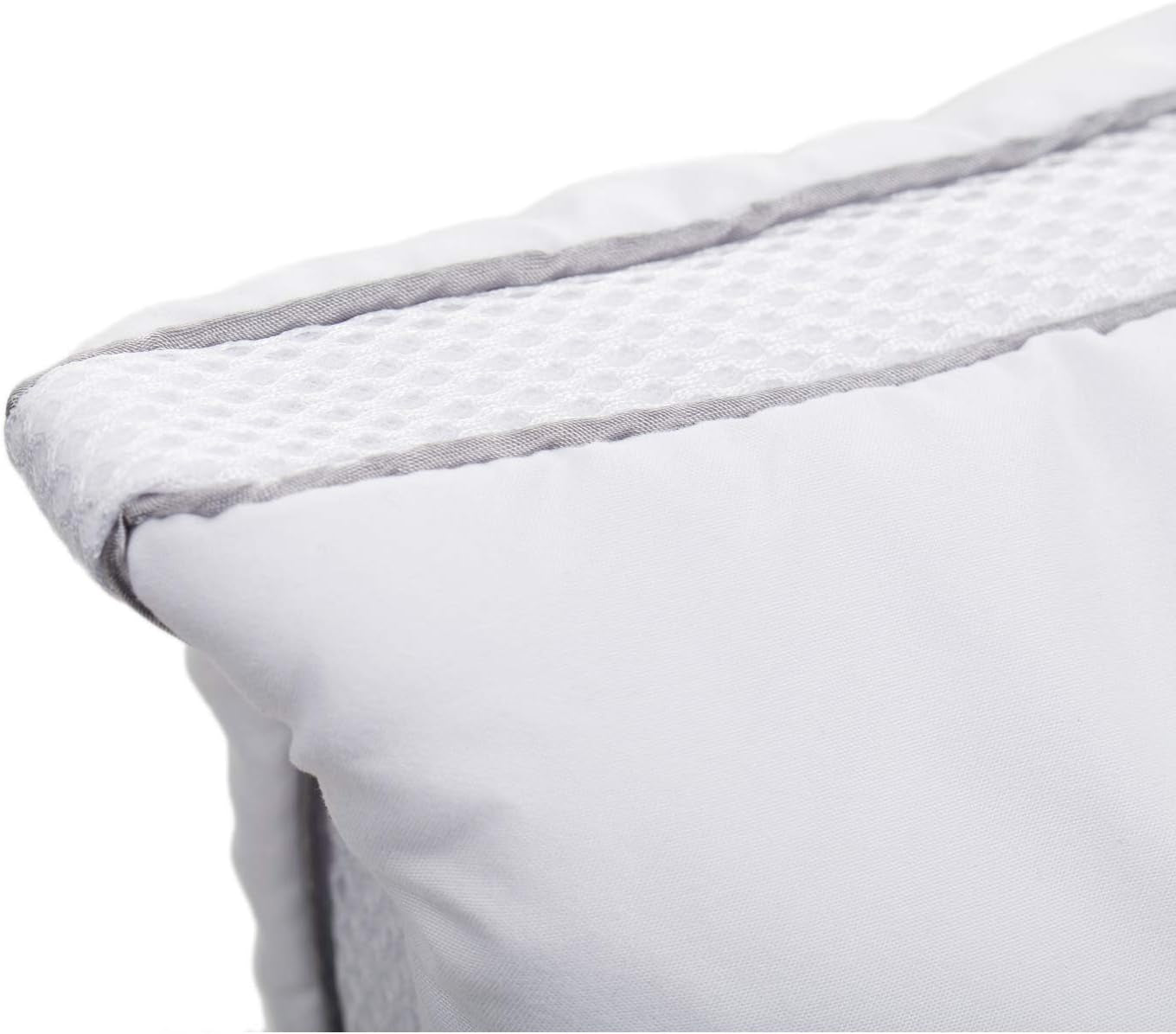 Gözze - Pernă cu pernă interioară 150G și bandă climatică, inclusiv sac de reumplere, 40 X 80 Cm - Alb Perne standard Naty Shop