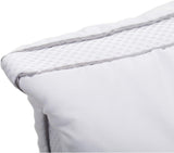Gözze - Pernă cu pernă interioară 150G și bandă climatică, inclusiv sac de reumplere, 40 X 80 Cm - Alb Perne standard Naty Shop