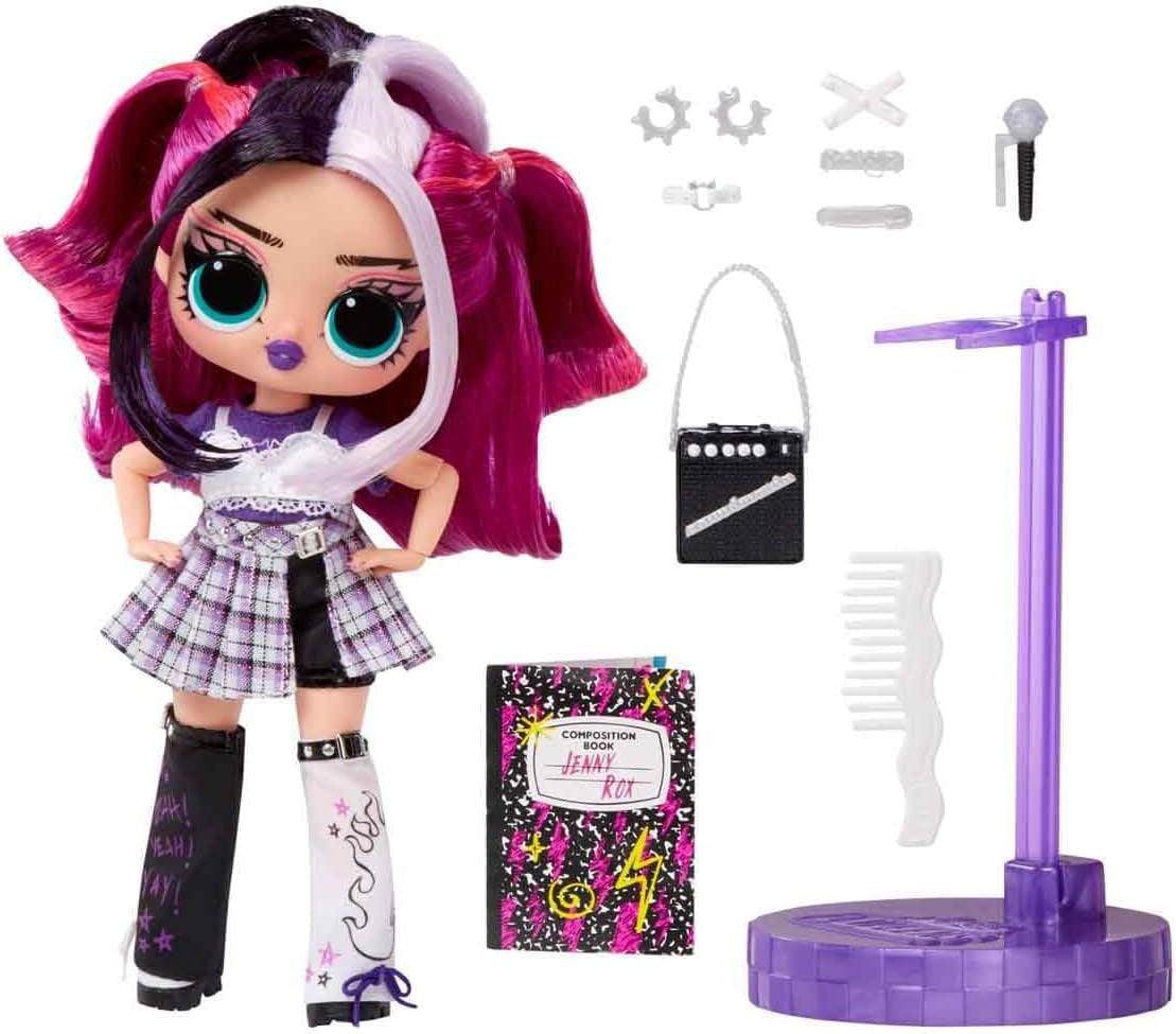 LOL Surprise! Păpușă la modă pentru preadolescenti, seria 4 - Jenny Rox - Despachetează 15 surprize și accesorii fabuloase - Cadou excelent pentru copii cu vârsta de 4 ani și peste