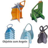 Costum Baby Born Teddy Angler cu undiță pentru păpuși de 43 cm și ursuleț de pluș, 835982 Zapf Creation