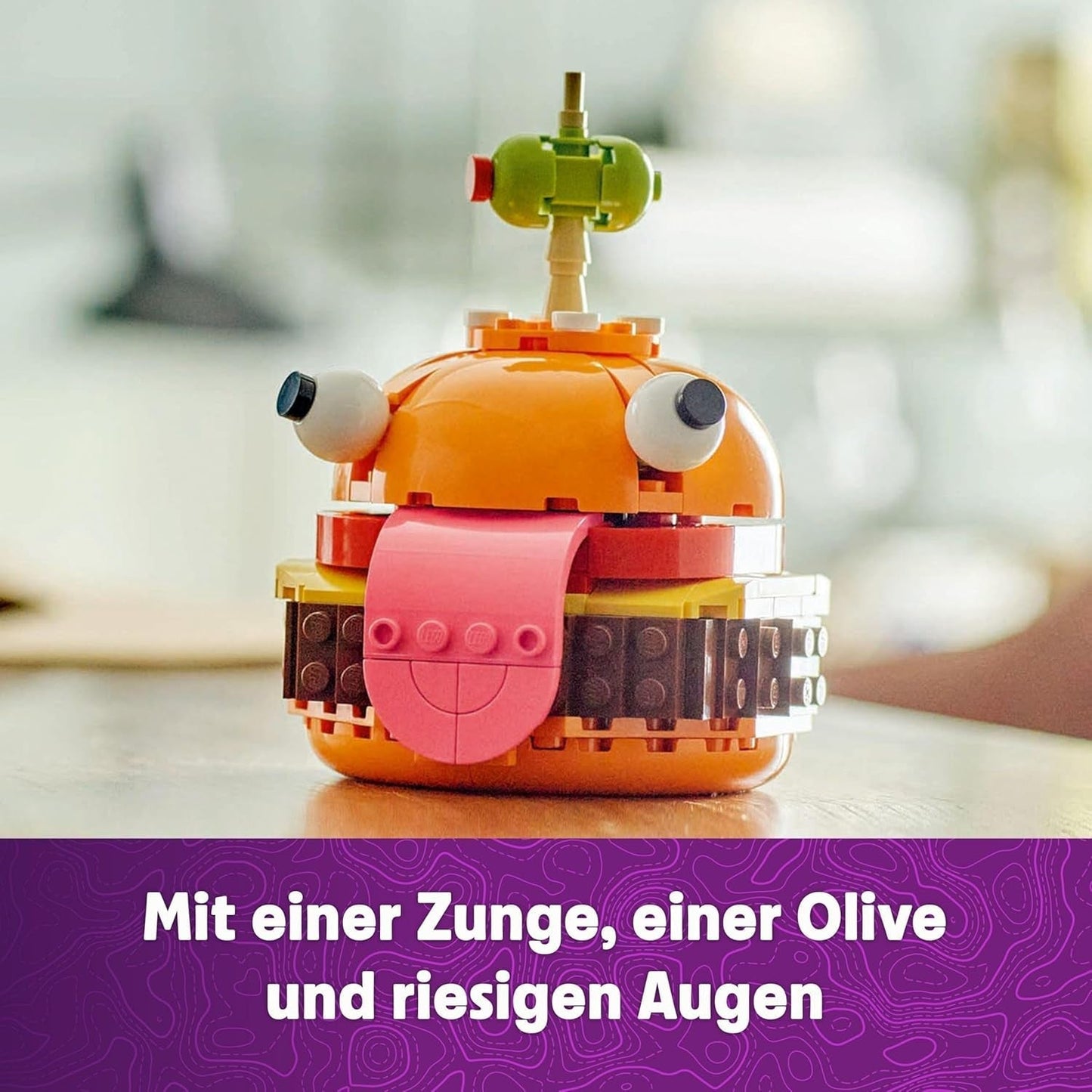 LEGO Fortnite Durrr Burger, Set de construcție pentru jocul video pentru gameri cu vârsta de peste 9 ani, Model de expus, Figurină de colecționat, Cadou pentru copii, adolescenți și adulți, Obiect de colecție 77070 Seturi de constructie Besuche den LEGO-Store