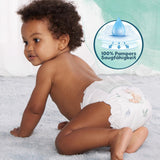Scutece Pampers Harmony mărimea 4, 174 scutece, 9 kg-14 kg, protecție delicată a pielii cu protecție 100% Pampers