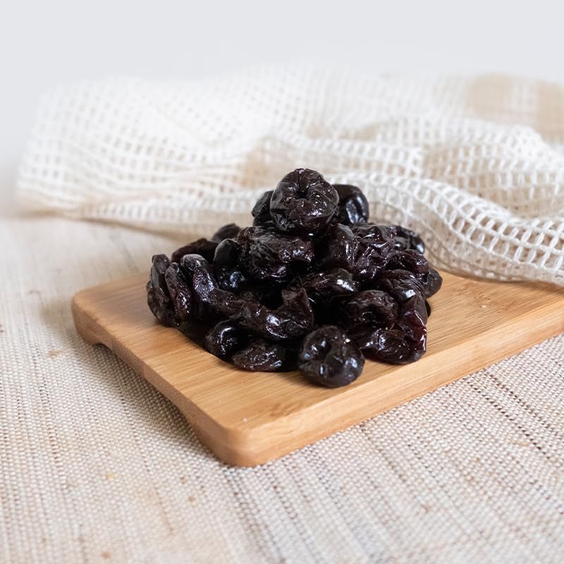 500 g cireșe organice uscate, fără sâmburi, fără aditivi, îndulcitori și conservanți Produse deshidratate Naty Shop