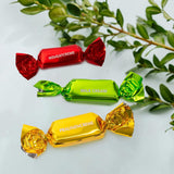 Cutie cadou Heidel cu felicitări de Paște 183g, praline premium din ciocolată cu lapte cu cutie metalică decorativă, ideală ca și cadou de Paște