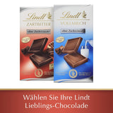 Lindt Chocolate | Baton de ciocolată neagră fără zahăr adăugat | 100g | Cea mai fină ciocolată neagră cu 55% cacao, fără zahăr adăugat și fără gluten | Baton de ciocolată fără gluten