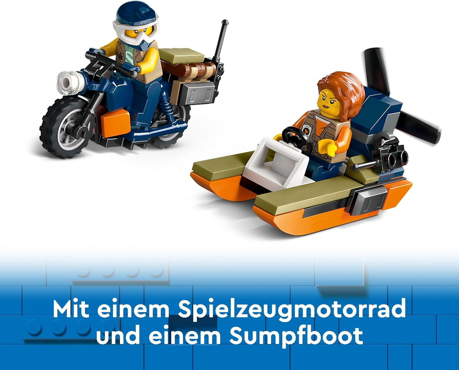 Elicopter LEGO City Jungle Explorer, set de joacă de aventură pentru copii 8+, cadou de Crăciun sau aniversare pentru copii, 5 minifigurine și 3 gorile 60437 Seturi de constructie Besuche den LEGO-Store