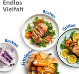 Philips Dual Basket Airfryer 3000 Series cu set de mic dejun, 9 litri, 2 sertare Electrocasnice Naty Shop
