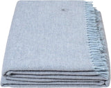 Pătură Must Relax - Pătură din lână - Plaid de înaltă calitate din lână nouă pură cu franjuri - 130X190 Cm - 310 Rose - De la "Zoeppritz since 1828" Paturi si Cuverturi 'zoeppritz since 1828' 505 albastru pudră 130X190Cm