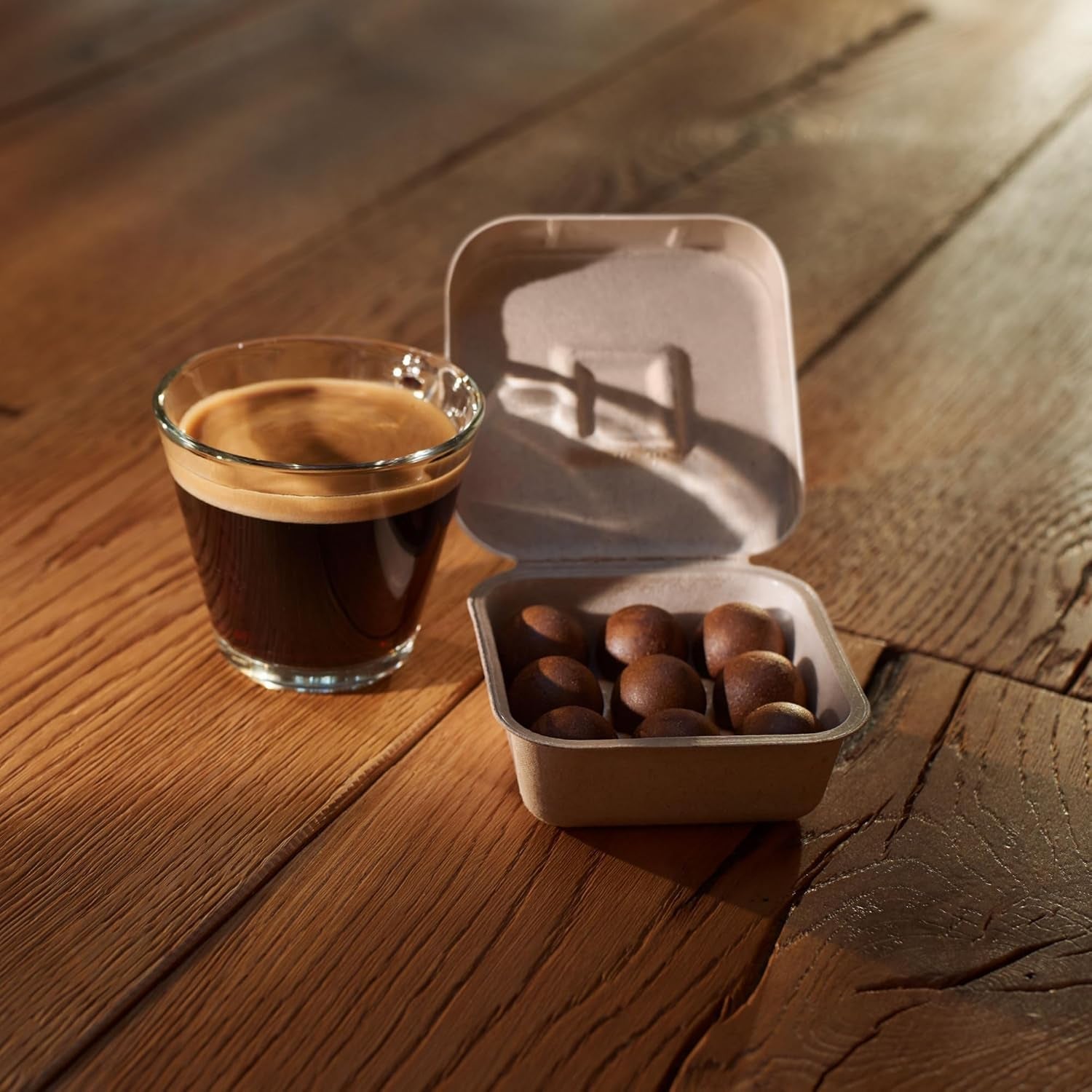 CoffeeB Kaffee Caramel Flavoured - Coffee Balls für CoffeeB Kaffeemaschinen, 100% Arabica - das Kapselsystem ohne Kapsel (10x9)