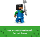LEGO Minecraft Livada de cireși în floare, grădină de jucărie de explorat cu Sunny, Sniffer, Zombie și albine, cadou pentru gameri, pentru băieți și fete de la 8 ani 21260 Seturi de constructie Besuche den LEGO-Store