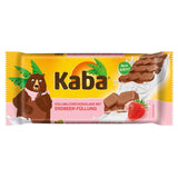 Ciocolată Kaba cu lapte integral și cremă de lapte, tabletă de ciocolată umplută, tabletă de 90 g, ciocolată care se topește în gură cu cremă ușoară de lapte și aromă originală Kaba