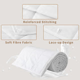 Plapumă de vară 155X220 Plapumă ușoară de vară 90 GSM plapume 155X220Cm cuvertură Plapumă subțire Utilizabilă fără capac Plapumă de răcire Soft Cosy Alb Plapumi si pilote Naty Shop