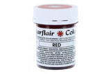 Colorant alimentar Sugarflair Chocolate Colorant alimentar pentru ciocolată roșie - Unt de cacao organic colorat, colorant ciocolată pentru colorarea ciocolatei, praline - 35g