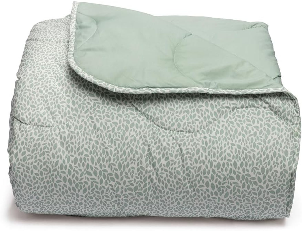 Foppapedretti Notte & Natura salvie petale cuvertură, capac, 100% bumbac, fabricat în Italia Plapumi si pilote Naty Shop Frunze de flori de salvie King Single