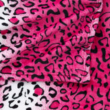 Home Must Haves Pătură de pat Queen/King Zebra Giraffe Safari Animal Print, pentru toate anotimpurile, foarte moale, caldă, pentru canapea, canapea, aruncare, plapumă, dimensiune pat, roz, poliester, leopard roz Plapumi si pilote Naty Shop