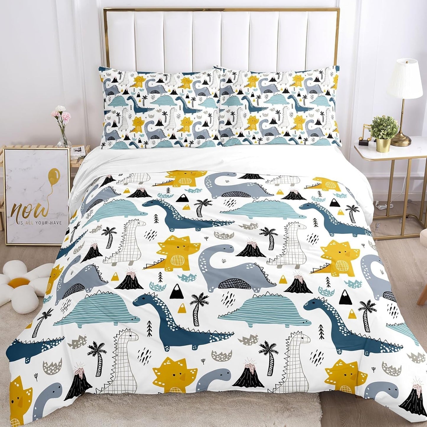 Lenjerie de pat pentru copii, Dinosaur Lenjerie de pat - copii Naty Shop A-2 220 X 240 Cm