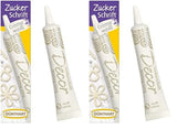 Günthart Backdecor 25 g Zahăr cu litere AUR Pentru toate deserturile în culoare aurie Fabricat din zahăr pentru litere și modele frumoase, 1 pachet (25 g)