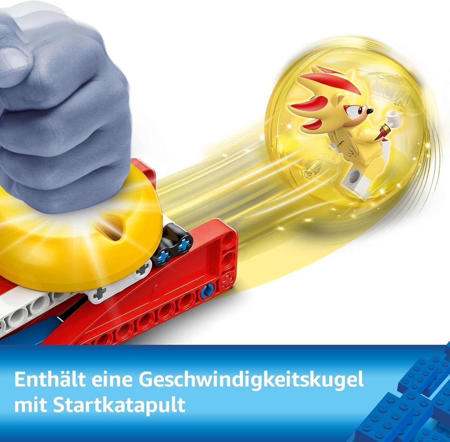 LEGO Sonic the Hedgehog Super Shadow Vs. Biolizard, jucărie gamer, cadou pentru băieți și fete, set de joacă de colecționat pentru copii și fani ai jocurilor video, cu figuri ale personajelor 77003 Seturi de constructie Besuche den LEGO-Store