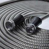 Furtun de grădină de 30 m, furtun de apă metalic din oțel inoxidabil 304, 30 m, furtun flexibil, anti-îndoire, ultra-ușor și durabil, rezistent la rupere, ușor de înfășurat, 500 PSI