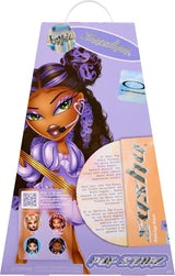 BRATZ Pop Starz Sasha – Păpușă la modă cu breloc de colecție, ținută și accesorii muzicale