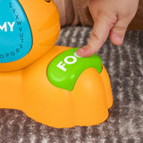 Jucărie educativă Fisher-Price pentru bebeluși și copii mici, Beat Bande Learning & Dancing Tiger Justin cu sunete și lumini pentru copii începând cu vârsta de 9 luni, versiune italiană, HYL04 Jucarii Bebe Naty Shop