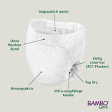 Scutece Bambo Dreamy Nighttime Pull-Up, mărime mare (35–50 kg/77–110 lbs), pachet de 10 | Scutece pull-Up pentru copii | Chiloți de noapte ultra-absorbanți pentru enurezis