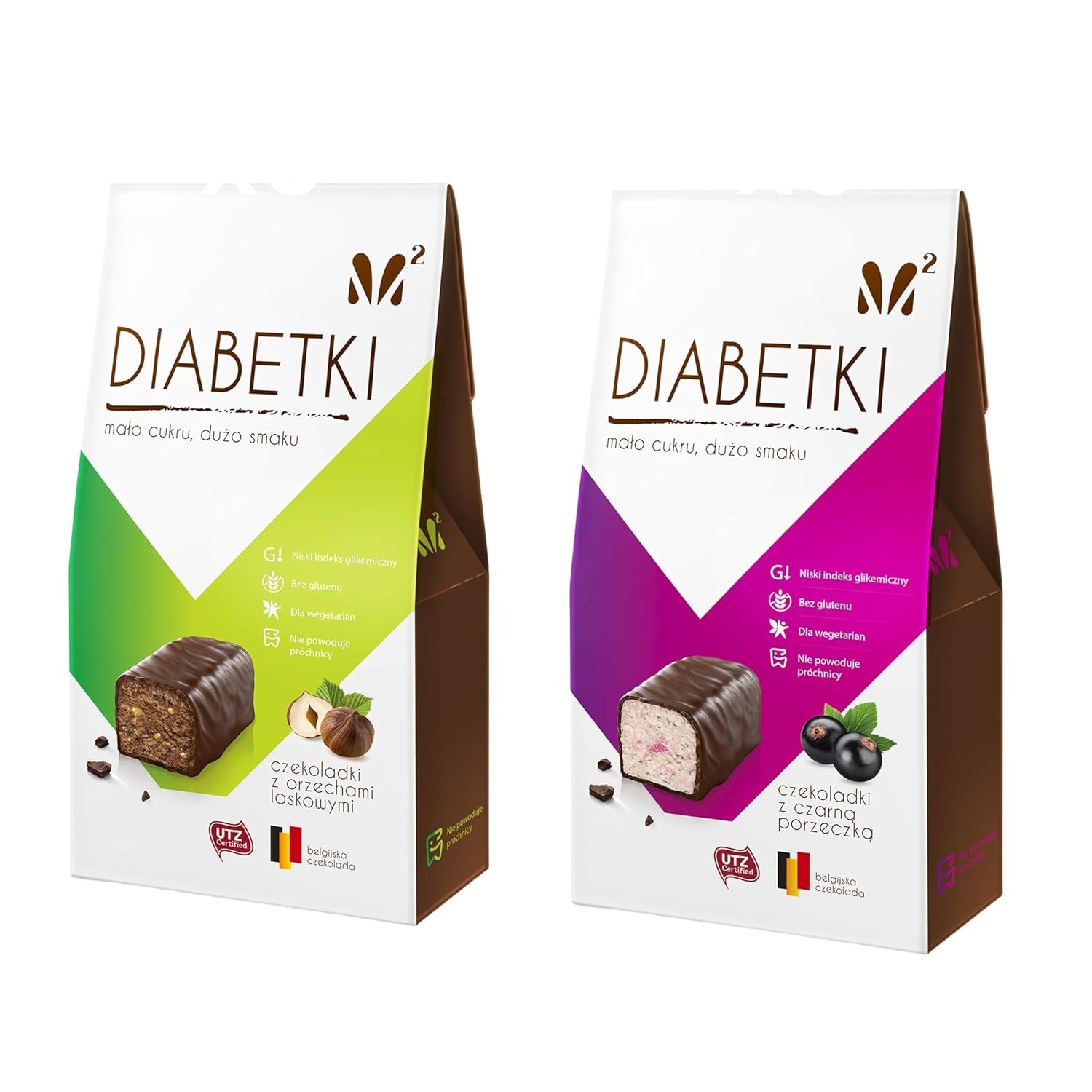 Praline cu alune DIABETKI, ciocolată fără zahăr, dulciuri delicioase pentru consumatori conștienți și diabetici, gustări fără gluten și vegetariene 100g