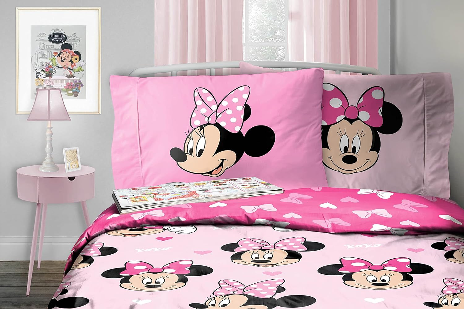 Lenjerie de pat pentru copii, personaje Disney, 100% bumbac Lenjerie de pat - copii Naty Shop