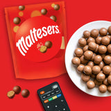 Maltesers, bile de ciocolată cu un centru crocant și ușor, aerat, gustare de ciocolată, 1 pachet (1 x 300g)