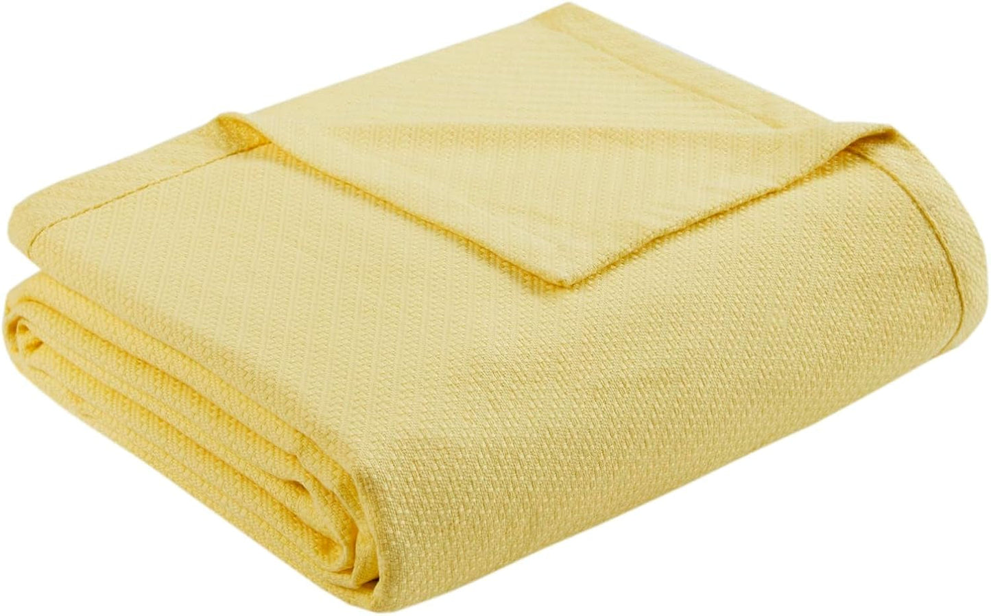 Pătură de lux Madison Park Liquid Cotton, de înaltă calitate, moale, confortabilă, 100% bumbac Ringspun, pentru pat, canapea sau canapea, Blush, Full/Queen Plapumi si pilote Naty Shop Galben Rege