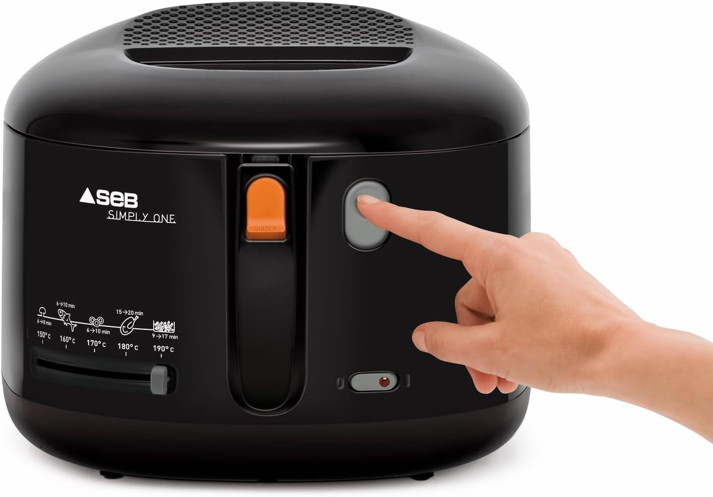 Tefal Simply One Friteuză electrică, capacitate XL pentru cartofi prăjiți de până la 1,2 kg, sistem exclusiv de răcire a pereților Electrocasnice Naty Shop