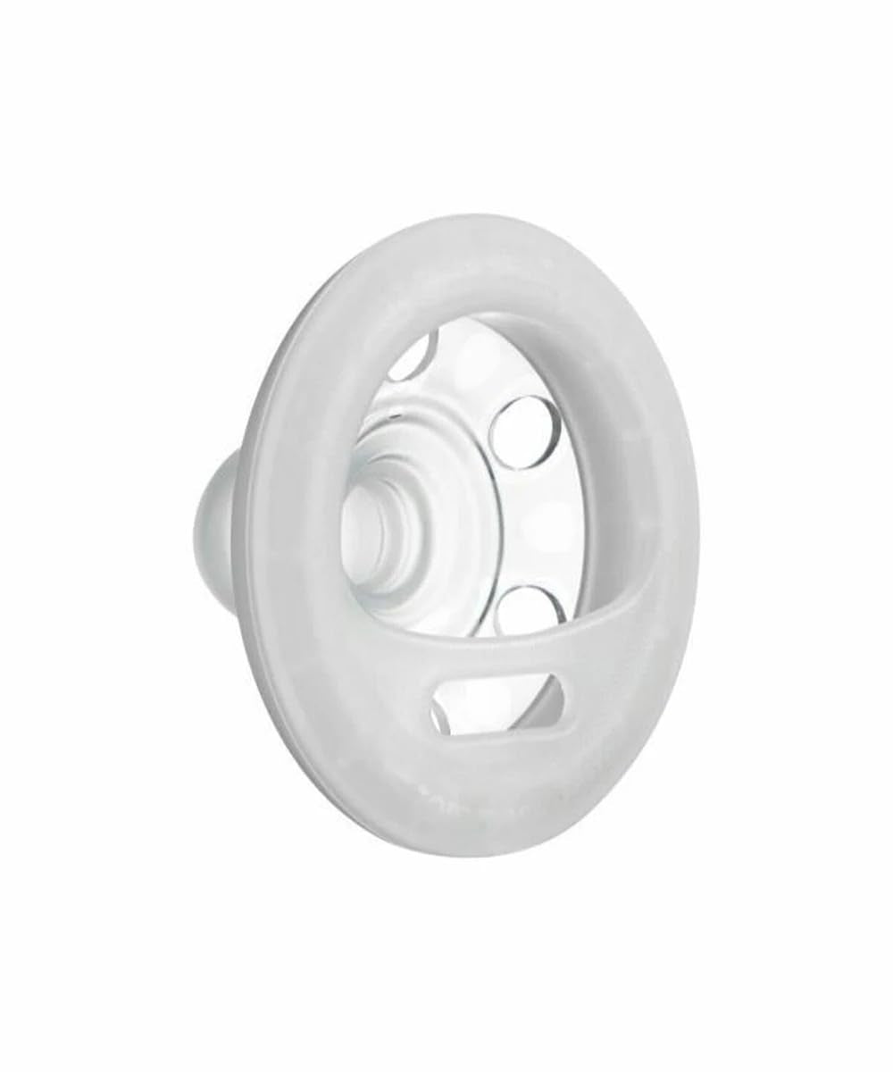 Suzete Tommee Tippee Cherry Latex 0-6 luni, pachet de 2, suzete cu pungă din latex 100% natural