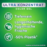 Persil Ultra Concentrate Colour Detergent (2 X 65 de spălări), Detergent lichid foarte concentrat cu tehnologie Deep Clean Plus împotriva celor mai dificile pete Detergenti Rufe Naty Shop