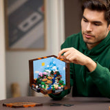 Set de construcție LEGO Minecraft The Workbench, set de jocuri video cu 8 figuri, inclusiv Steve, Alex, creaturi și biome, model aniversar 15, idee de cadou pentru adulți, bărbați și femei 21265 Seturi de constructie Besuche den LEGO-Store