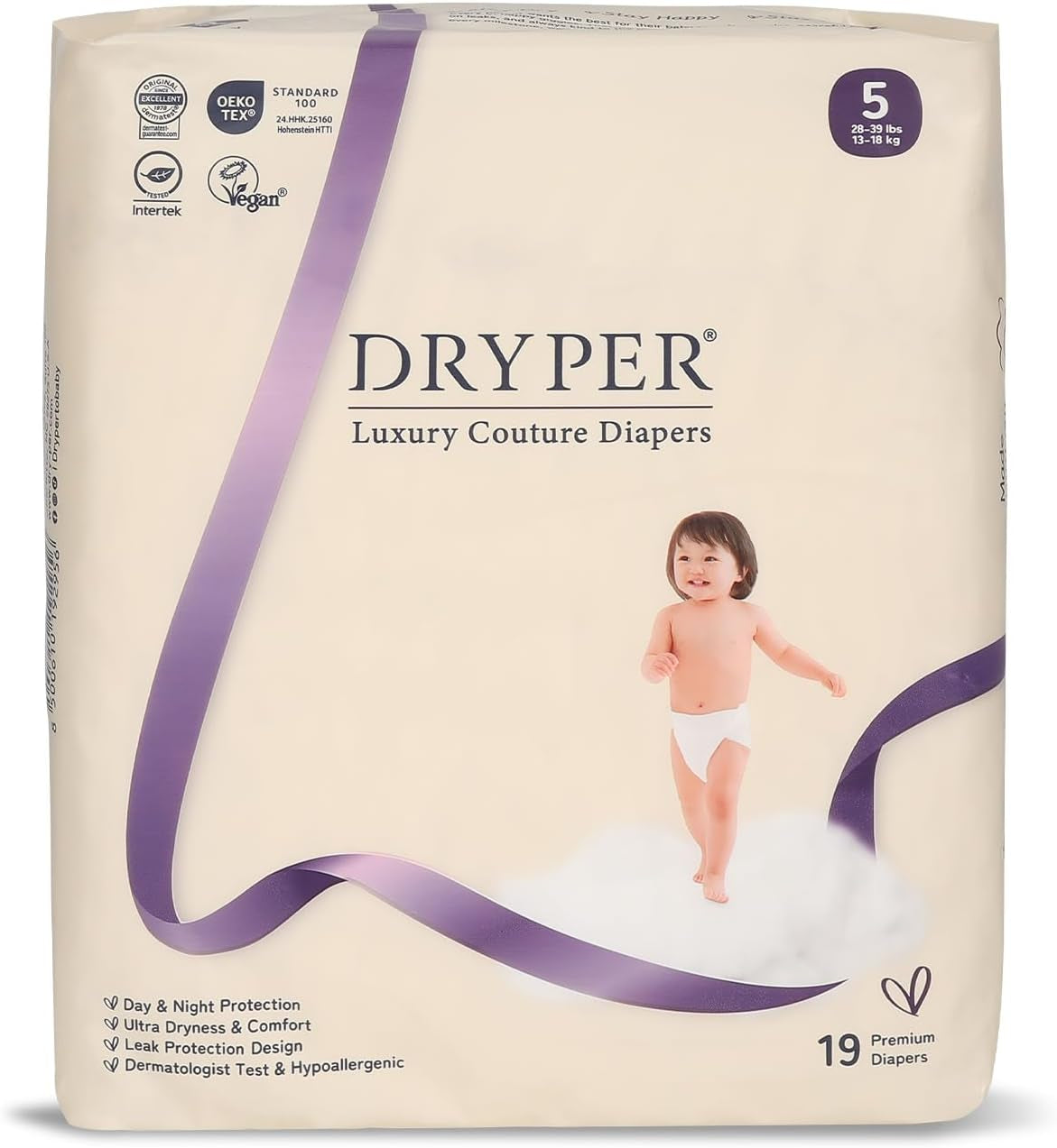 Scutece pentru bebeluși mărimea 4 (10-15 kg), ultra-subțiri, moi și hipoalergenice pentru pielea sensibilă, protecție 3D împotriva scurgerilor, indicator de umezeală, 138 de scutece premium pentru zi și noapte
