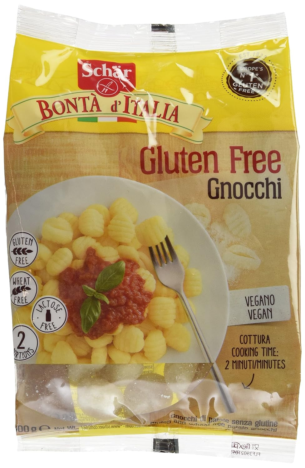 Gnocchi fără gluten, 300g, pachet de 6