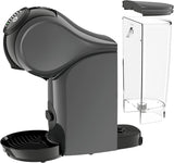 NESCAFÉ DOLCE GUSTO DeLonghi Dolce Gusto Genio S EDG226.A, Espressor cu capsule, inclusiv 3 capsule, design compact, tavă de scurgere reglabilă, 0,8 l, rezervor de apă detașabil, 1470 W, Antracit