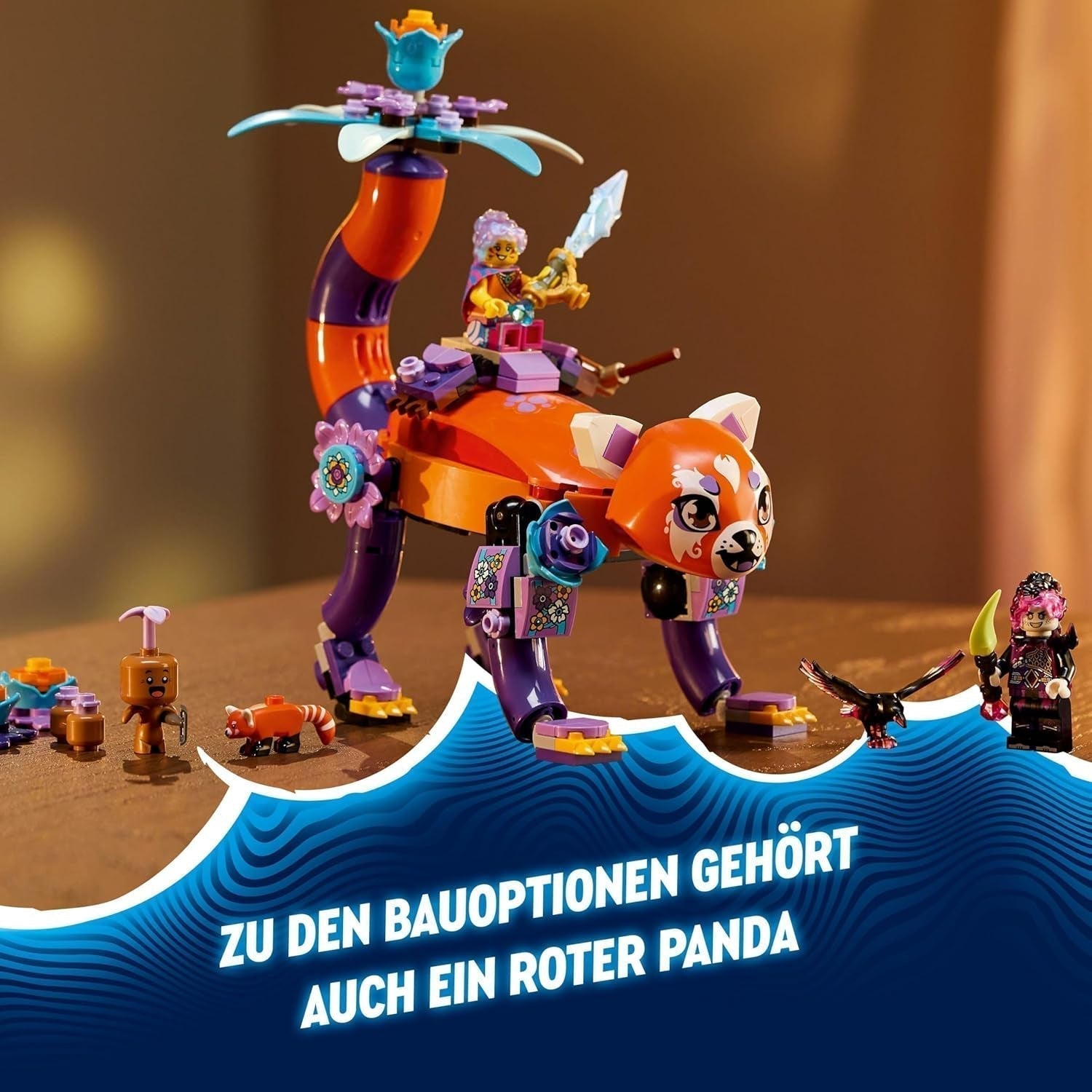 LEGO Dreamzzz 3-In-1 Izzies Dream Animals, ou magic cu minifigurinele Izzy și Dizzy și figuri de animale, set de joacă Fantasy, cadou pentru fete și băieți de la 8 ani 71481 Seturi de constructie Besuche den LEGO-Store