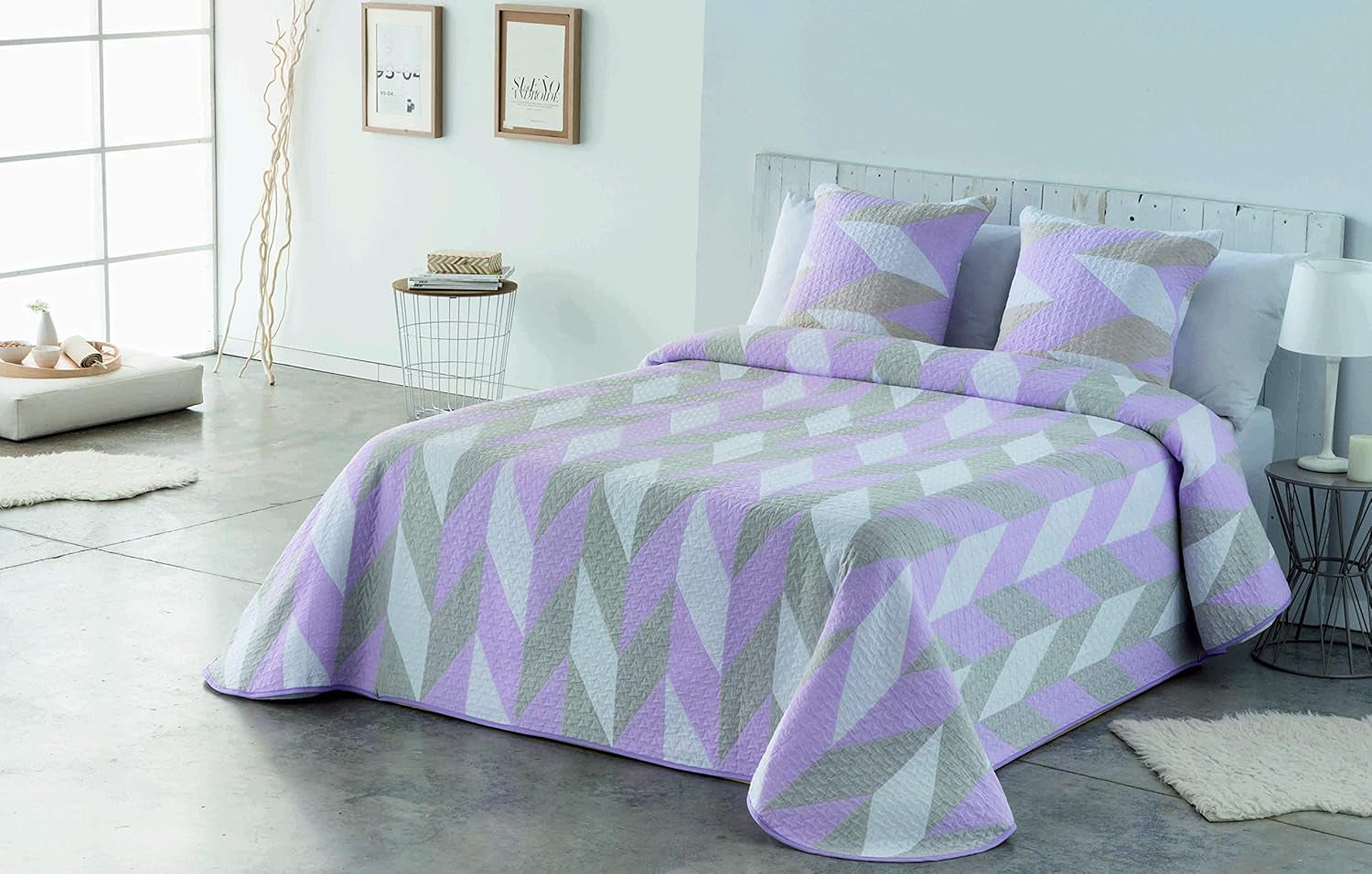 VIALMAN Sofia 30 Bouti Plapumă ușoară pentru pat dublu | dimensiune plapumă 250 X 270 cm, gri Plapumi si pilote Naty Shop Roz 135X190 Cm