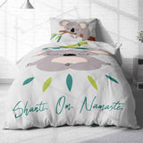 Lenjerie de pat copii si adolescenti, unisex, Ursulet Koala, bumbac Lenjerie de pat - copii Naty Shop