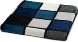 Gözze - Pătură moale și confortabilă, senzație de cașmir, greutate mare a țesăturii 500 G/M², Antigua, 150 X 200 Cm - Muștar/Negru/Alb Paturi si Cuverturi Besuche den GÃ¶zze-Store Albastru/argintiu/alb